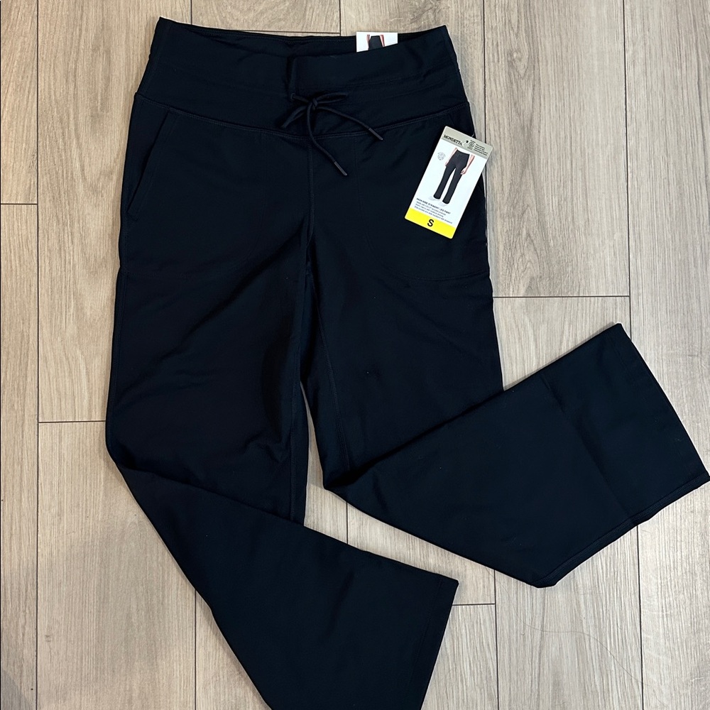 NWT Mondetta Women's Black High-rise Straight Leg Pant Size Small